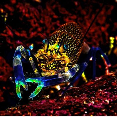  Unicorn Crab: Ein faszinierendes Meereswesen mit leuchtenden Farben und Panzerung aus Kristallen!